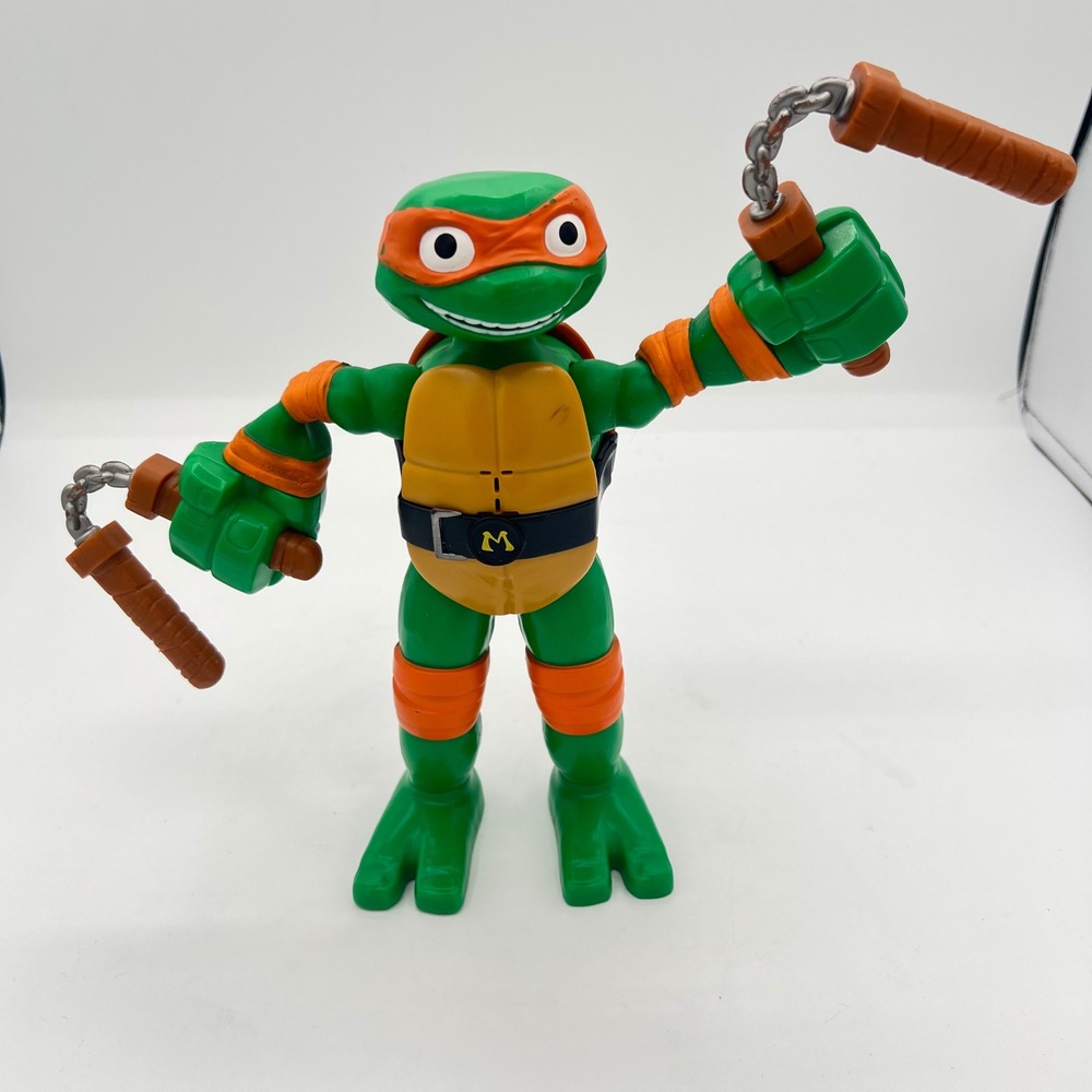 TMNT Michelangelo Teenage Mutant Ninja‎ Turtle 10" Stretch n Shout Playmates